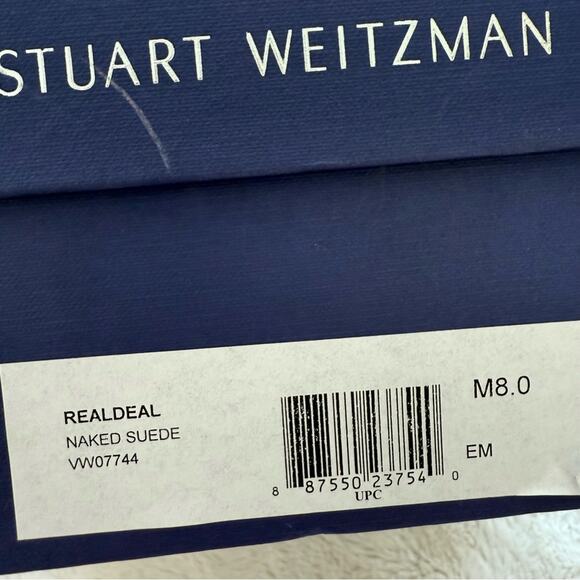 Stuart Weitzman suede high heels women sandals size 8 US Retail 395$ - Picture 6 of 7